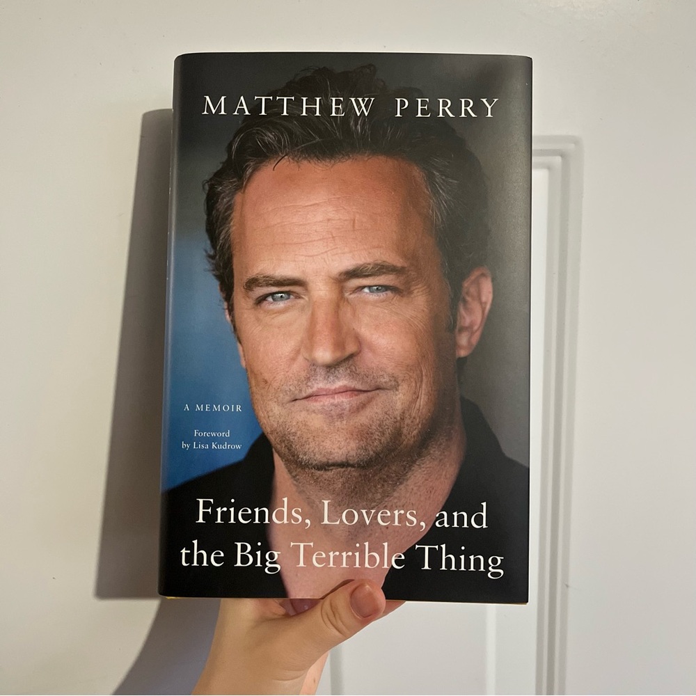 Matthew Perry Friends, Lovers, and the Big Terrible Thing Hardcover Book!